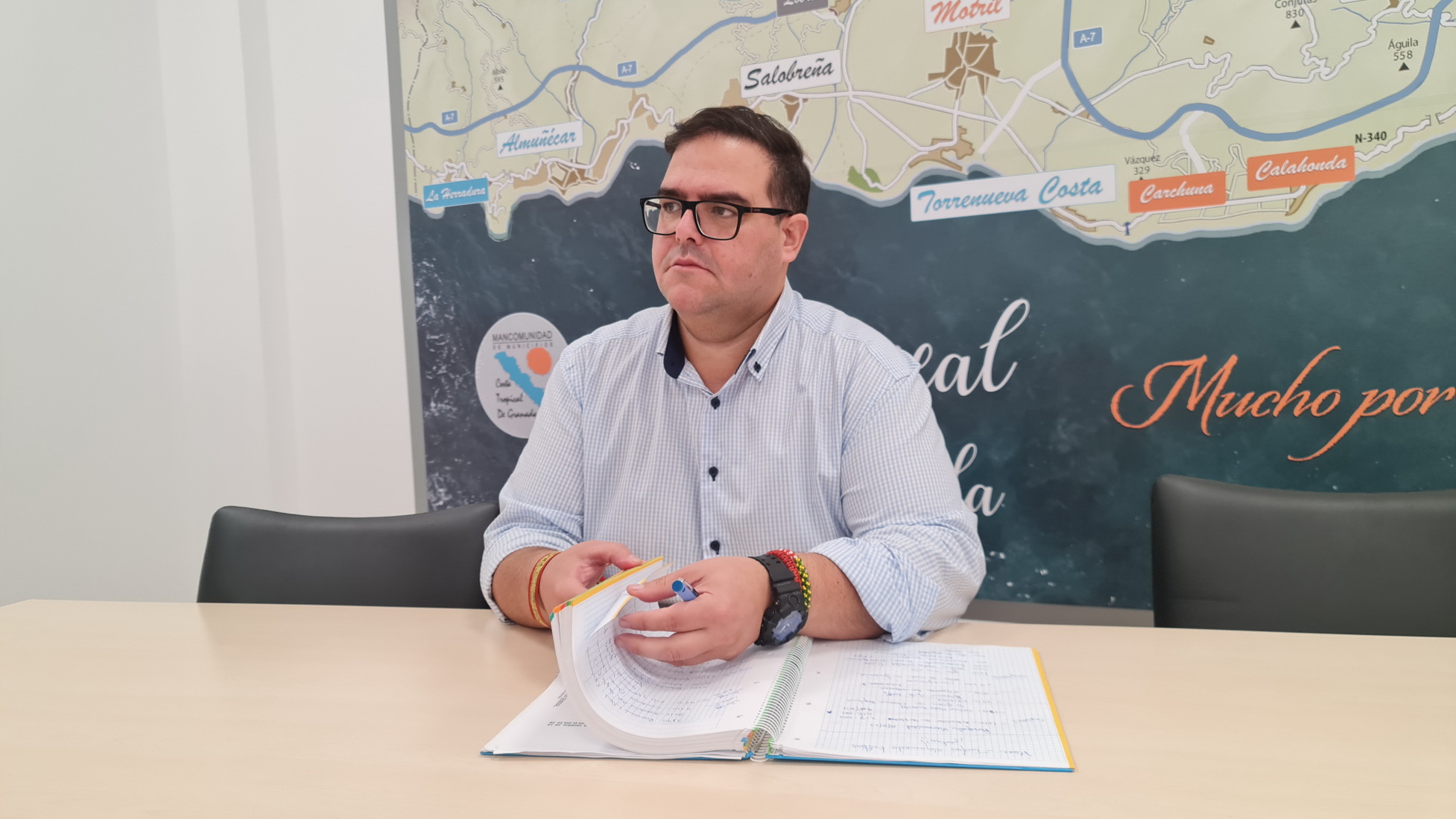 Caballero muestra su satisfacción por la aprobación de las obras de remodelación de la ETAP de Molvízar